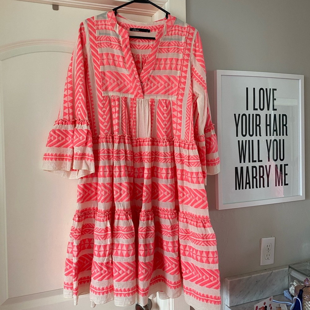 Devotion Petra Embroidered Tunic Dress